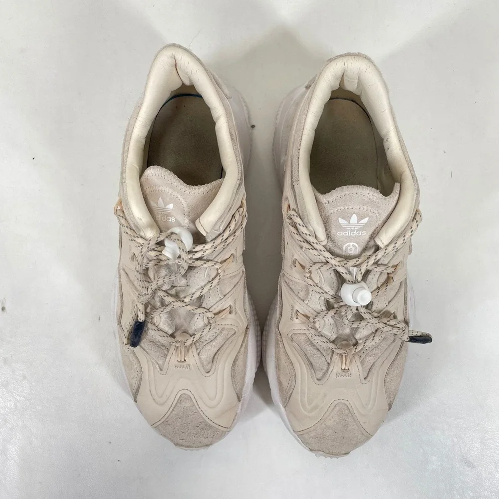 Adidas Ozweego Wonder White Sand Chunky Sneakers H01183 Womens 8.5